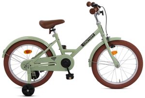 Nogan Dutchy Kinderfahrrad 18 Zoll Grün | Komplett mit Stützräder