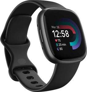 Versa 4 Black Graphite Fitness Tracker