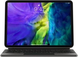 Apple MXQT2LB/A Tastatur für Mobilgeräte QWERTY US Englisch Schwarz