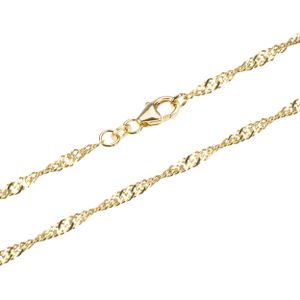 19cm Armband Singapur Kette 333 Gelb Gold Damen Amrkette designer Goldkette