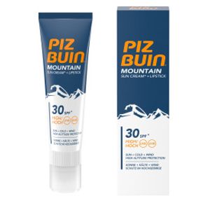 Piz Buin Körpersonnenschutz - Mountain Sun Cream + Lipstick LSF 30 - 20ml