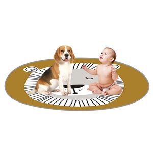 Baby Hochstuhl Bodenmatte, wasserdicht, waschbar, wiederverwendbar, Hochstuhl-Spritzmatte Baby für Hochstuhl/Kunsthandwerk/Spielmatte/Campingmatte/Krabbelmatte