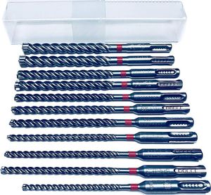 11 tlg. Hilti Bohrer SET - SDS PLUS - TE CX M1 5/120 +-6-6-6-8-8-8-10-10-12-12/170mm Hammerbohrer