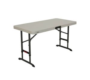 Plastový skladací stôl Lifetime Camping | Light Grey | 122x61x86 cm
