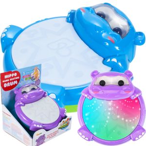 MalPlay Baby Trommel mit Licht und Sound | Musikspielzeug | sensorisches Spielzeug | Melodien und Gerausche | Babyspielzeug Lernspielzeug für Kinder ab 12 Monaten