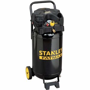 Stanley Kompresor DN 230/10/50V FMXCM - Kompresor powietrza 10Bar - 50L - 222L/min - Bezolejowy - z uchwytem i kółkami - Czarny