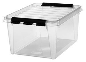 Úložný box SmartStore CLASSIC 31 32 litrů transparentní / černý