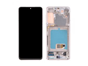 LCD + dotyk + rámeček pro Samsung Galaxy S21 5G SM-G991 bez kamery Phantom šedá (Service p