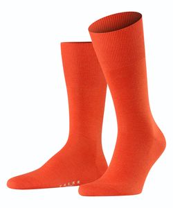 FALKE Airport Herren Socken, Größe, 45-46, Farbe, ziegel (8095), Orange