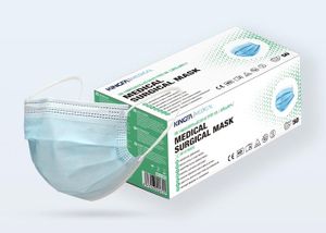 50er medizinische OP Maske KINGFA blau Typ2R: 50 Stück (1Packung) 5€netto/Packung