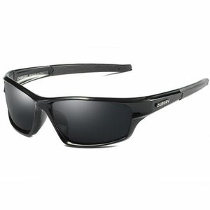 Polarisierte Sonnenbrille Fahrrad Sport Winddichte Sonnenbrille UV400 Vollformatbrille für Outdoor-Männer und Frauen，schwarz