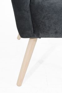 Max Winzer Luigi Sessel - Farbe: grau - Maße: 73 cm x 74 cm x 84 cm; 30331-1100-2044116-F01