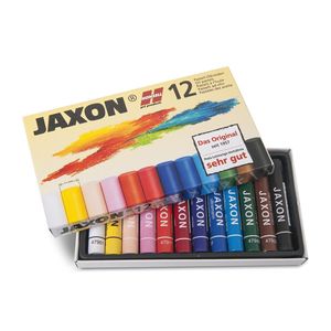 JAXON Schule Jaxon Ölmalkreiden, 12 Farben Ölmalkreide SF_Farben/Kreiden Ölkreide, Kreide, Wachsmalstifte, Malen