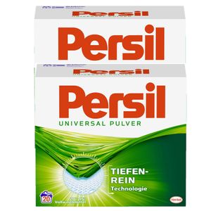 Persil Universal Pulver Vollwaschmittel Waschmittel Waschen 2x20 Waschladungen