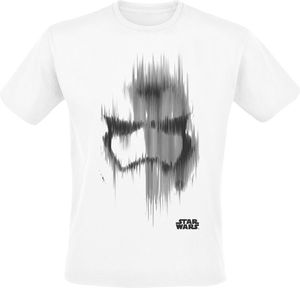Star Wars T-Shirt Herren Episode 7 - Das Erwachen der Macht - Blurred Lines Trooper weiß L