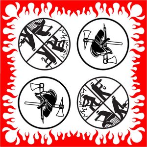 50 Servietten Softpoint 38x38cm Feuerwehr