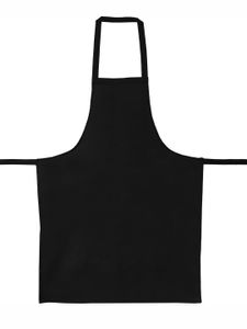Schürze Kochschürze Grillschürze Schwarz 68x94cm 220g Küchenschürze