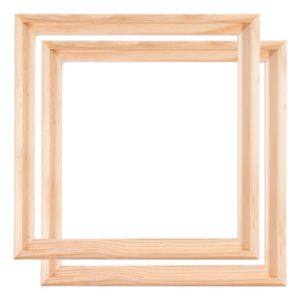 2 SCHATTENFUGENRAHMEN für KEILRAHMEN 30x30 cm | Rahmen für Leinwände