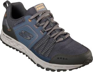 Skechers Escape Plan - Navy / Orange Leder/Synthetik Größe: 43 Normal