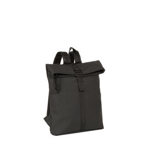 New-Rebels® Mart Waterproof Rolltop Backpack - 7L Rolltop mit Klickverschluss und 13" Laptopfach - Gepolsterte Rückenlehne - Modische Laptoptasche für jedes Abenteuer - Schwarz
