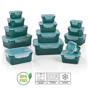 Frischhaltedosen Set Klick-It Gefrierdosen Lunchbox Brotdose 14 Stück grün