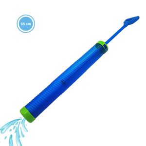 alldoro 60112 - Wasserpistole Water Shooter 55 cm | blau | Wasserspritzpistole für Kinder | Reichweite bis zu 12 m