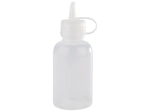 APS Quetschflasche -MINI-, 4er Set aus Polyethylen, transparent, Ø 3,5 cm, Höhe: 9,5 cm,0,05 Liter