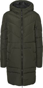 NOISY MAY Lange Puffer Jacke Wattierter Stepp Winter Blouson mit Kapuze NMDALCON Größe: 34