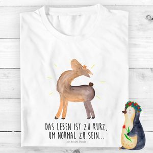 Mr. & Mrs. Panda 3-4 Jahre (98/104) Organic Kinder T-Shirt Lama stolz - Weiß - Geschenk, Alpaka, beste Freundin, Hippie, Anders, Freundin, Kinder T-Shirt Mädchen