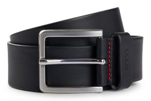 HUGO Gionios Sz40 Leather Belt W110 Black