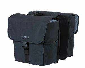 Basil Doppelpacktasche Go Double, 33x16x38cm, 32ltr, schwarz