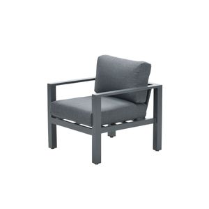 Garden Impressions Bianca Lounge Sessel - Carbon black/ mystic Grau