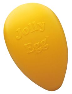 Apportierspielzeug Ei 30 cm gelb