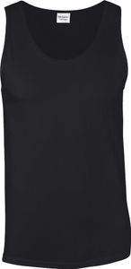 Gildan - "Softstyle" Ärmelloses Oberteil für Herren BC5377 (M) (Schwarz)