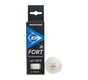 Dunlop 40+ Fort Tournament 3 Ball Wei Wht White -