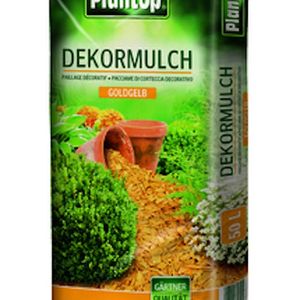 Plantop Dekor-Mulch goldgelb 10-40mm, 50 Liter