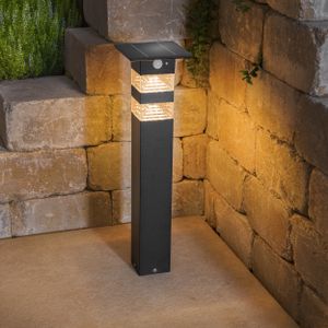 esotec Solar Sockelleuchte Tortona 56 cm mit Bewegungsmelder IP44 outdoor 102740