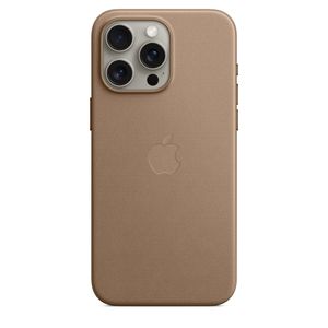 Apple iPhone 15 Pro Max Feingewebe Case mit MagSafe Taupe iPhone 15 Pro Max