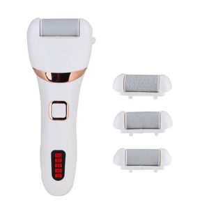 Profi Elektrischer Hornhautentferner mit 3 Rollen 2 Geschwindigkeiten Fußpflege Pediküre Set Fußpflegegerät elektrisch USB IPX7 Wasserdicht