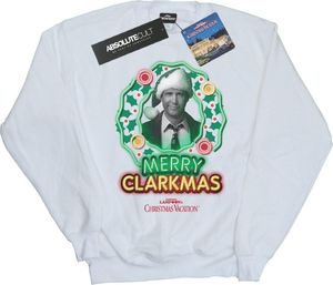National Lampoon's Christmas Vacation - mikina "Merry Clarkmas" pre ženy BI2147 (L) (biela)