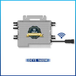 Deye Wechselrichter 1600W  Photovoltaik WIFI Mikrowechselrichter  (drosselbar auf 800W/600W)