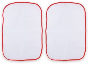 bügeltuch 60 x 40 cm Polyester weiß/rot 2 Stück