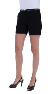 VERO MODA VMFLASH MR CHINO Damen Chino Shorts Inkl. Gürtel, Größe:XS, Vero Moda Farben:Black