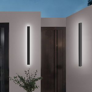 Yakimz Wandlampe LED Wandleuchte Innen Modern Wandleuchten für Wohnzimmer Schlafzimmer Treppenhaus 100cm 21W Kaltweiß