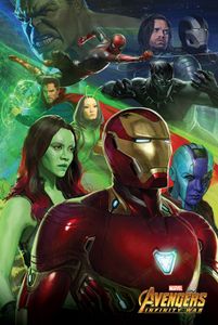 The Avengers Poster - Infinity War, Iron Man (91 x 61 cm)
