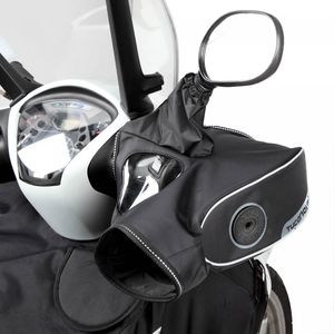 Tucano Urbano Handlebars With Mirrors Lenkerstulpen Schwarz  Schwarz One Size