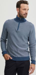 FQ1924 FQLewo Herren Strickpullover Troyer Feinstrick Pullover mit Stehkragen und Reißverschluss