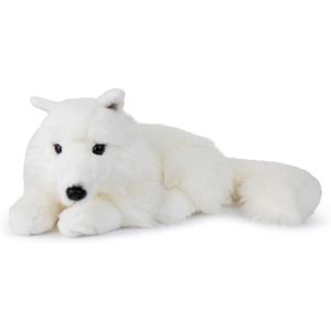 WWF - Plüschtier - Polarfuchs (liegend, 25cm) Kuscheltier Stofftier Plüschfigur Fuchs weiß