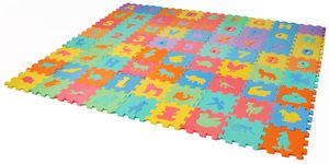 Puzzlematte Spielmatte Bodenmatte 72 tlg. Spielteppich Kinderteppich 4495 Puzzlematte Spielmatte Bodenmatte 72 tlg. Spielteppich Kinderteppich 4495