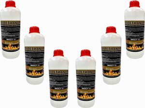 Bioethanol 6 Liter [ 6 x 1 Liter ] 96,6% Kamin Ethylalkohol Lösemittel Kaminethanol Ethanolkamin